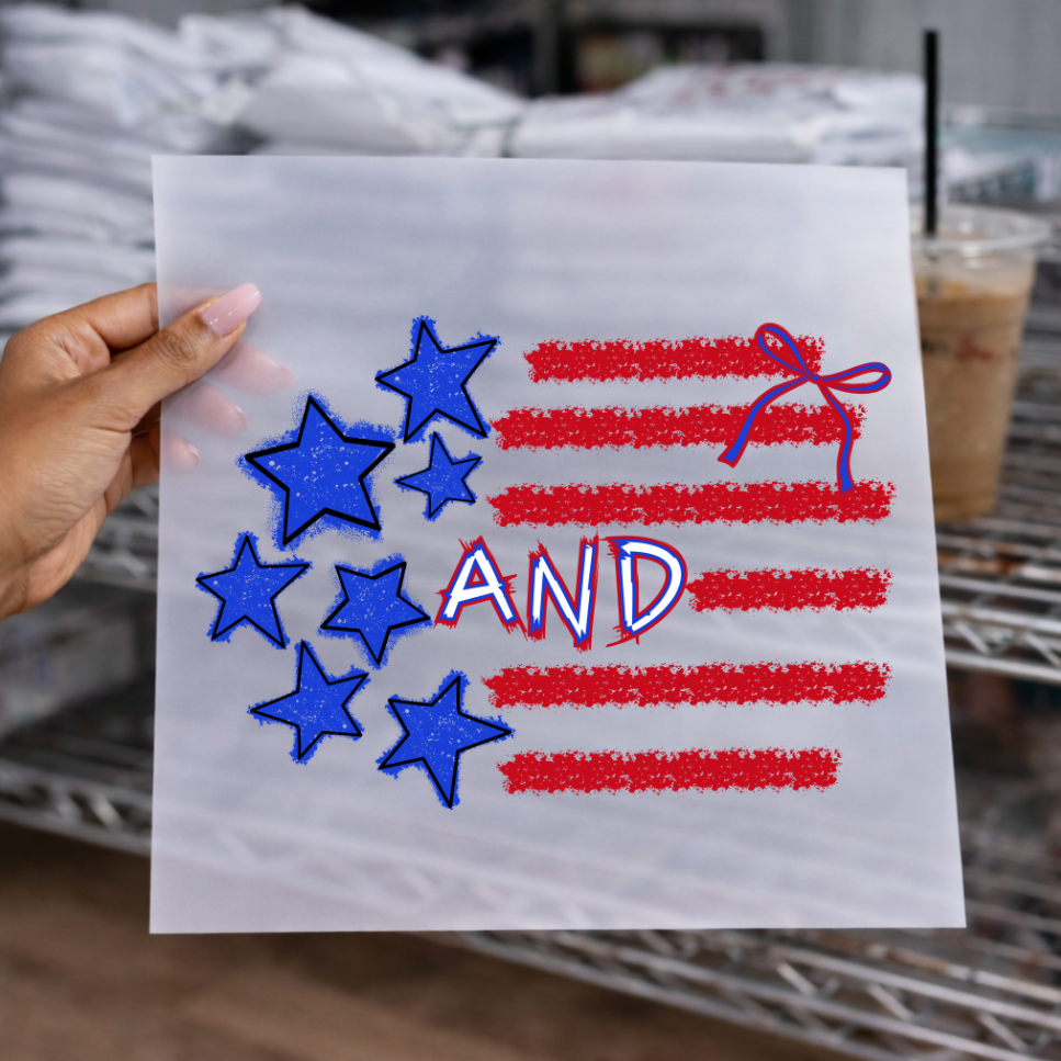 Stars And Stripes-DTF Transfer