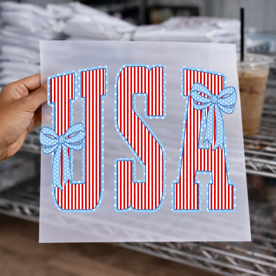 USA Stripes-DTF Transfer