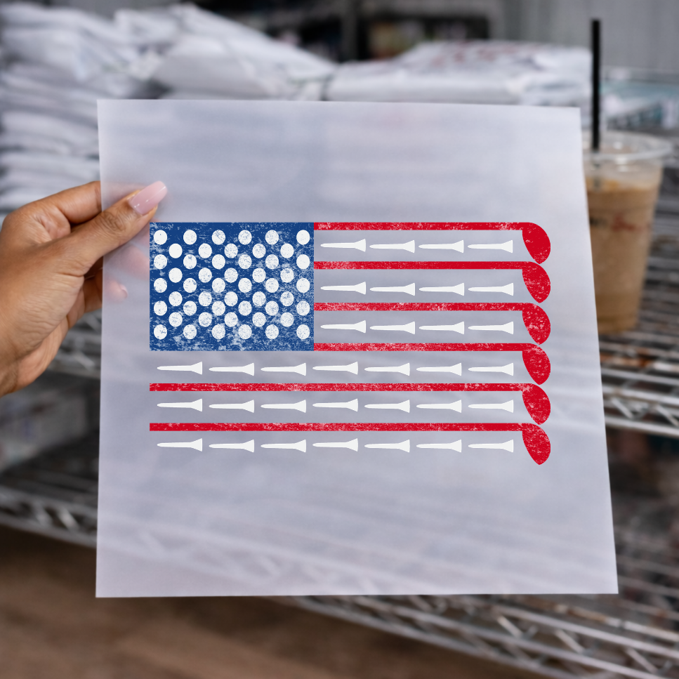 Golf Flag-DTF Transfer