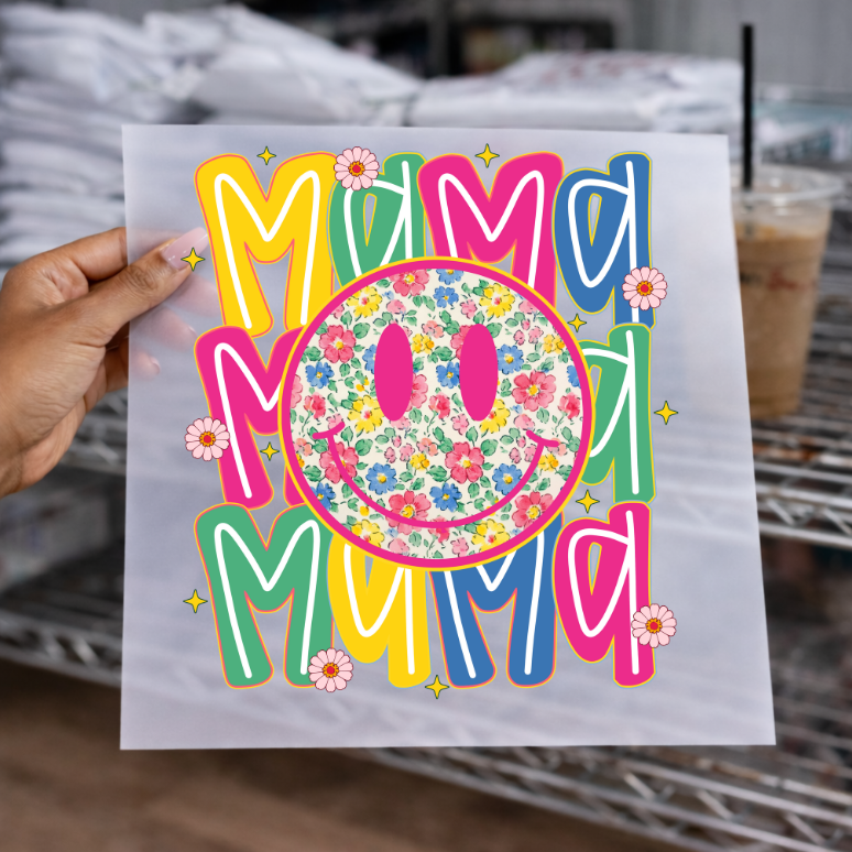 Mama Stacked Bow-DTF Transfer
