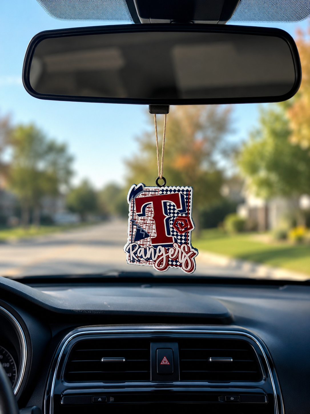 Texas Rangers Car Freshie
