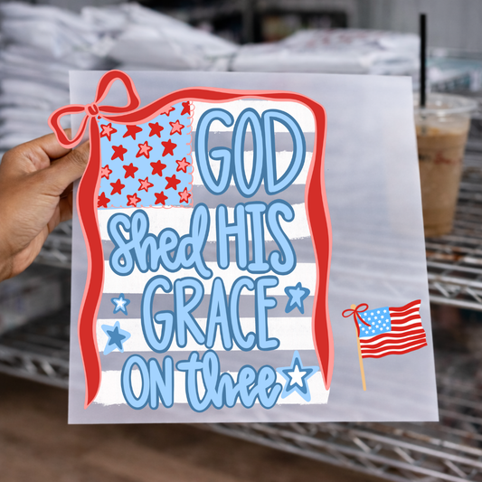 God Shed Grace-DTF Transfer