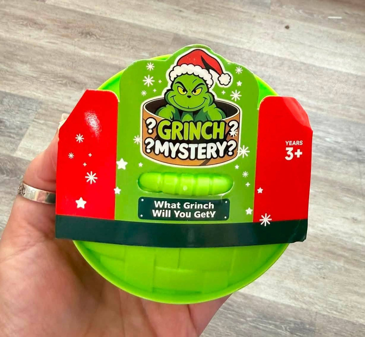 Christmas Green Monster with Steamer Stress Relief Fidget Toy