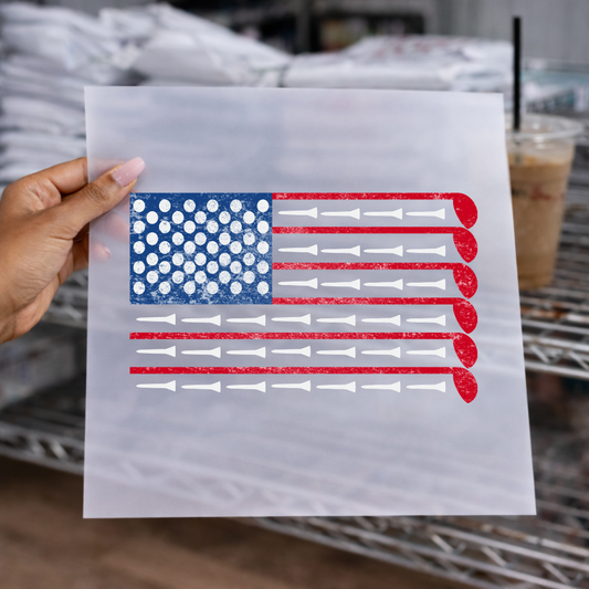 Golf Flag-DTF Transfer