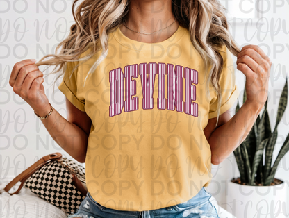 Pinstripe Pride Devine Tee