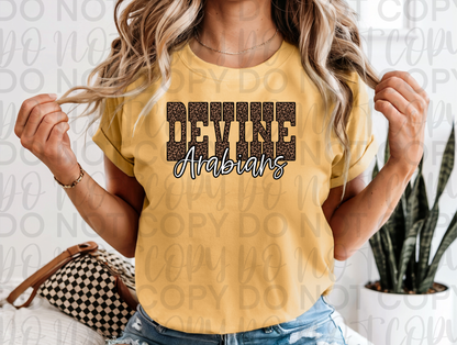 Devine Arabians Leopard Spirit Tee