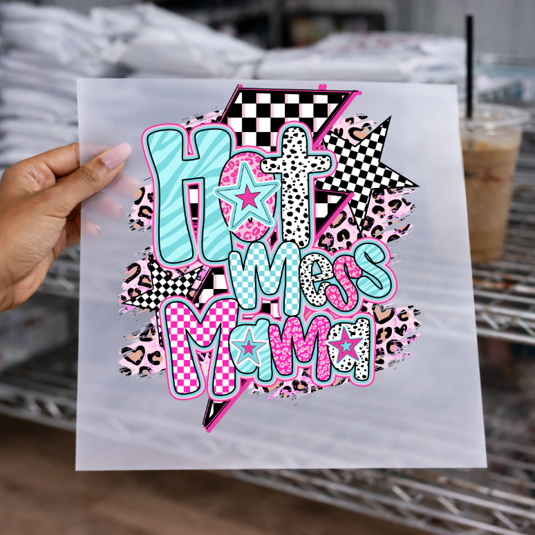 Hot Mess Mama-DTF Transfer