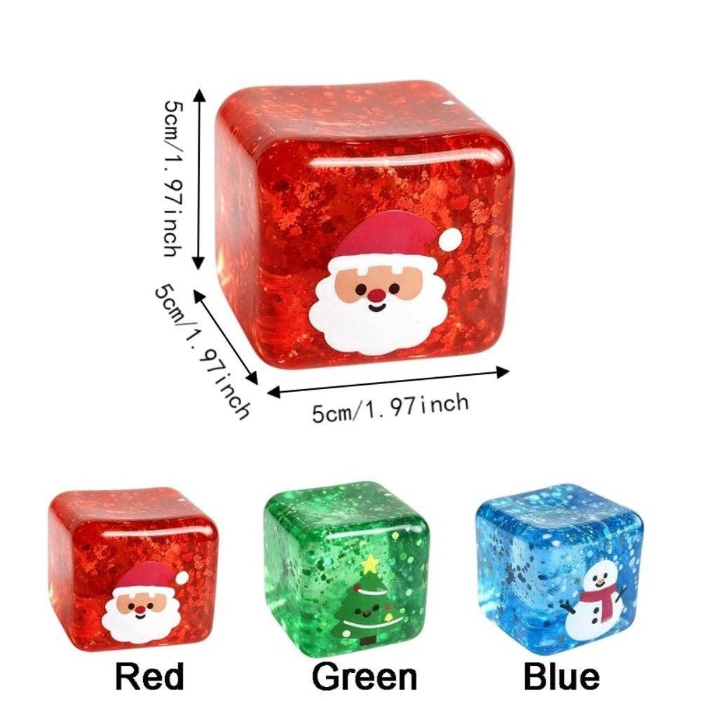 Christmas Ice Cube Slow Rising Stress Relief Squeeze Toy