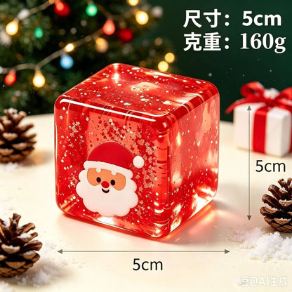 Christmas Ice Cube Slow Rising Stress Relief Squeeze Toy