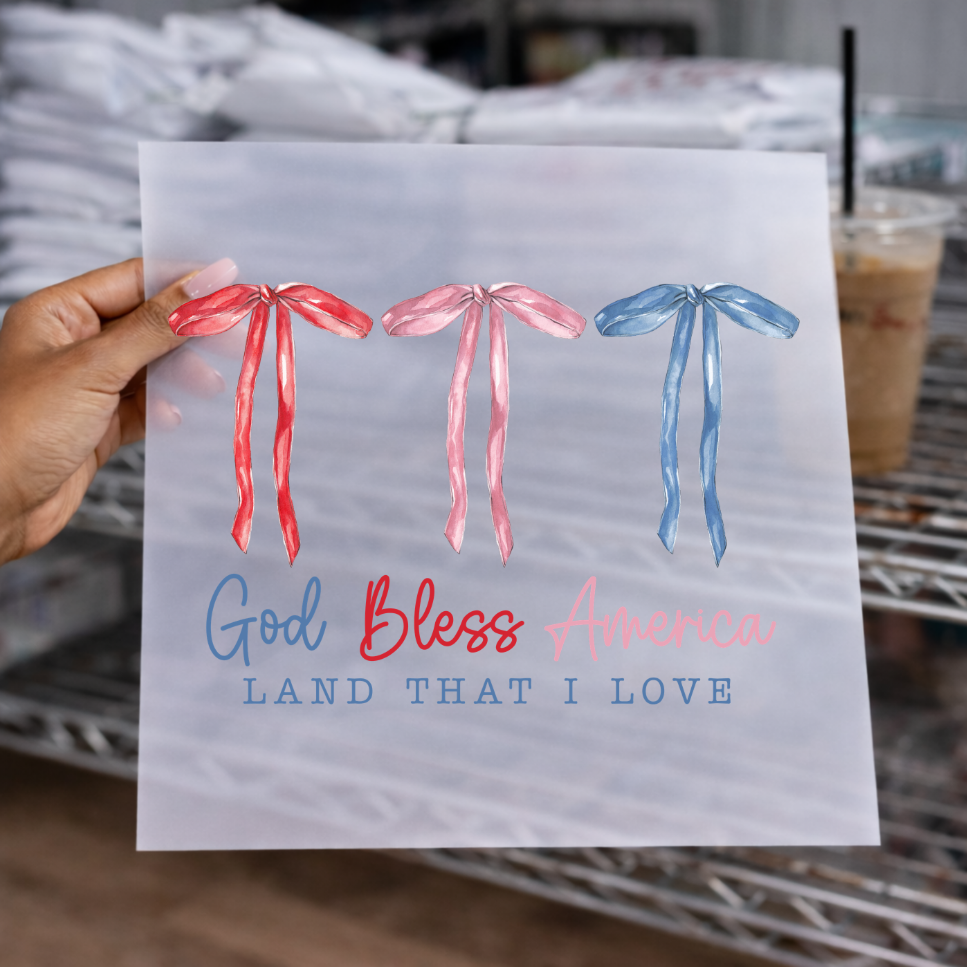 God Bless America-DTF Transfer