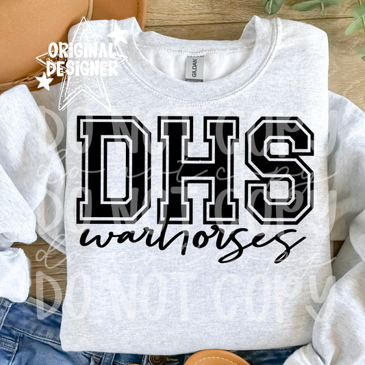 DHS Varsity Block Spirit Tee