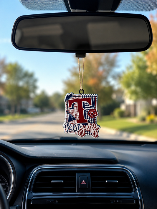 Texas Rangers Car Freshie