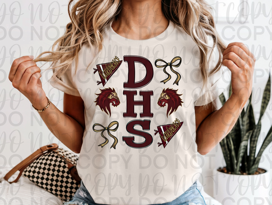 Coquette Stacked Warhorses Spirit Tee