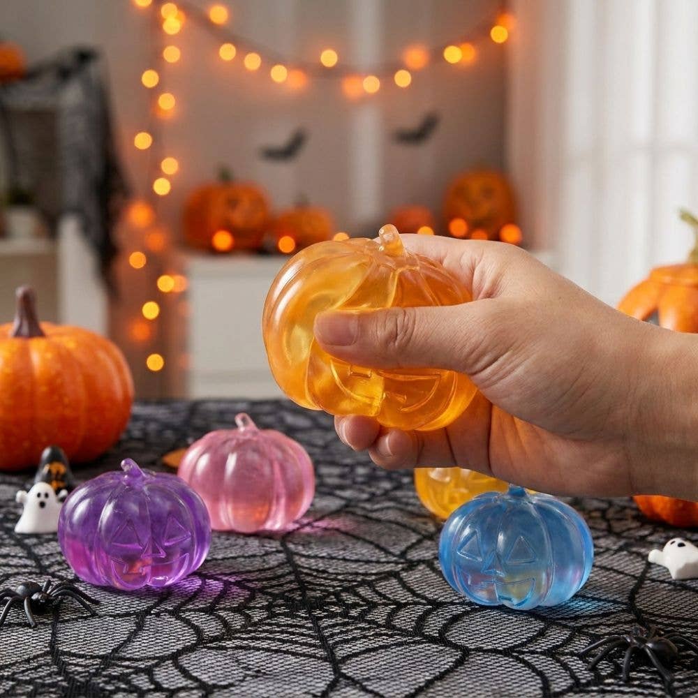 Halloween Pumpkin Slow Rising Stress Relief Squeeze Toy