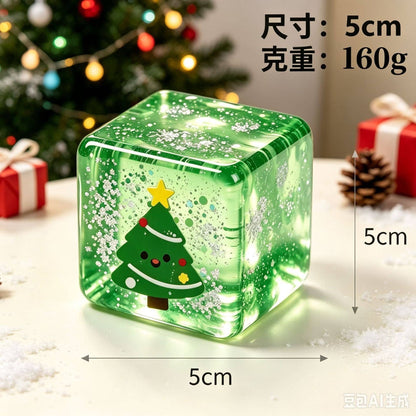 Christmas Ice Cube Slow Rising Stress Relief Squeeze Toy
